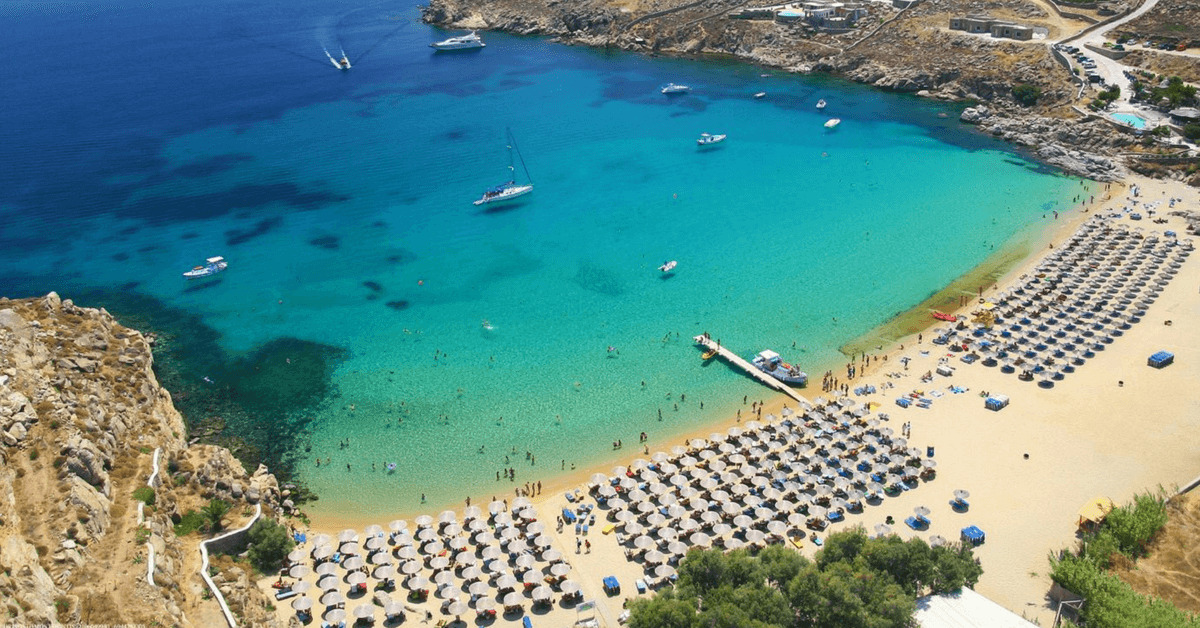 mykonos beaches - paradise beach