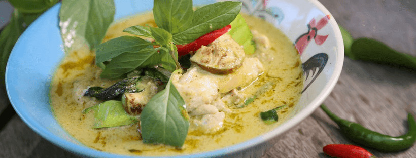 Green Curry is an excellent Thai Street Food choice