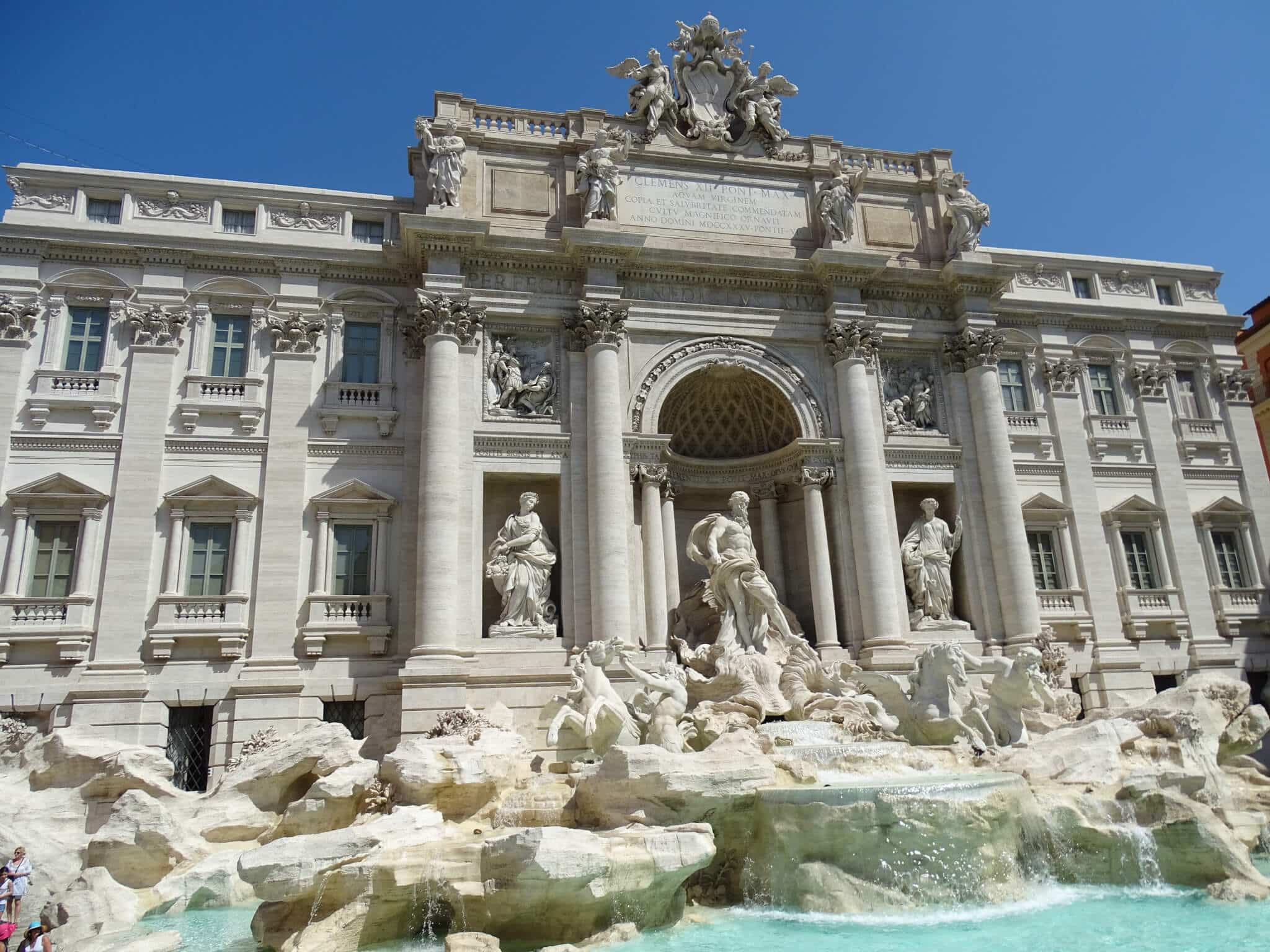 You can't miss the Trevi Fountain while you are doing things in Rome.