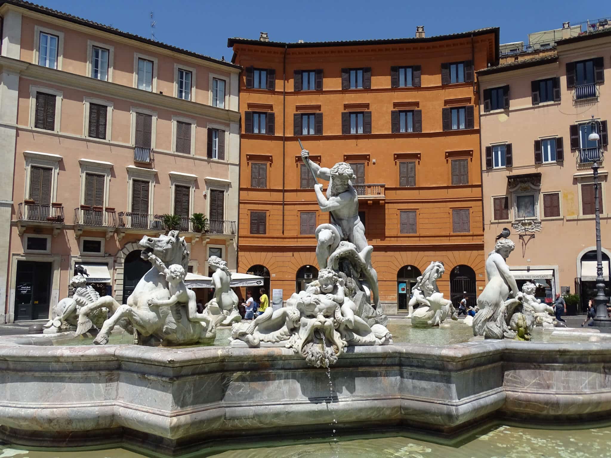 Piazza Navona is a great place to see in Rome.