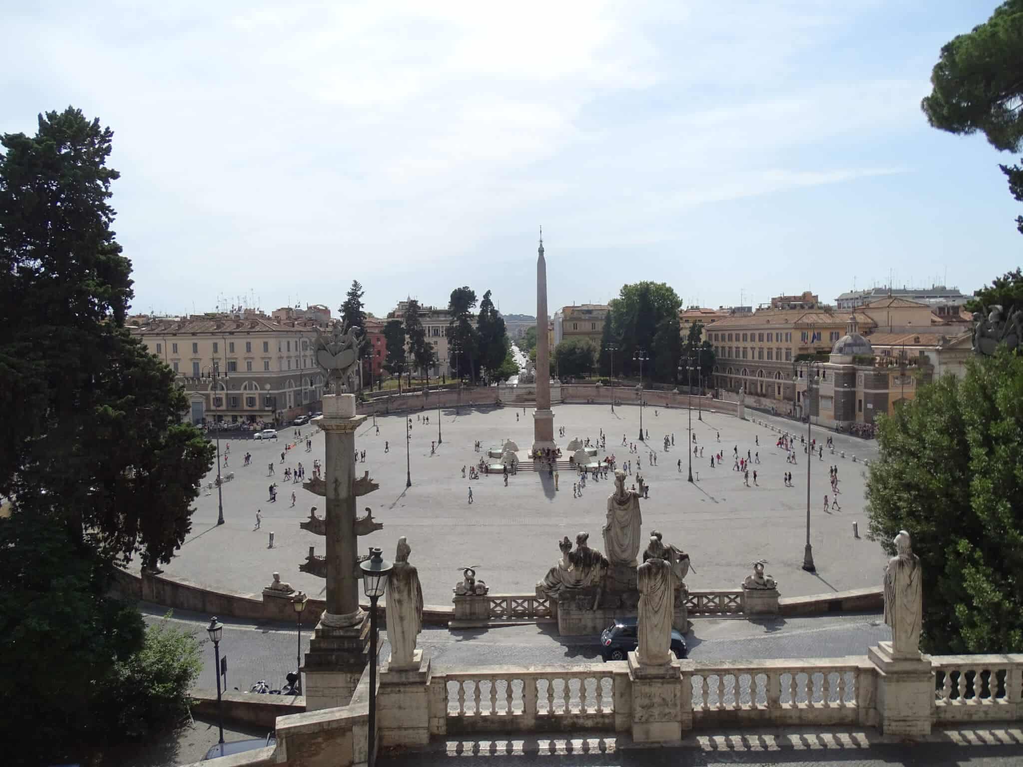 Piazza Del Popolo in Rome, Italy