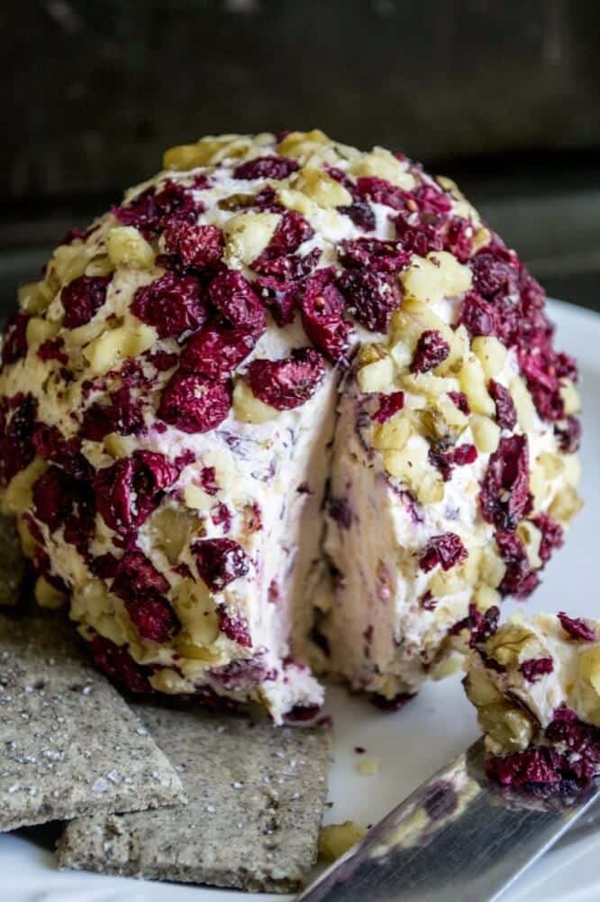 Cranberry Walnut Cheese Ball