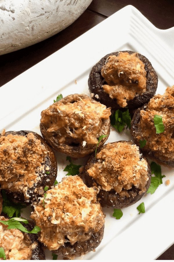 Stuffed mushrooms - a delicious party appetizer