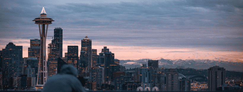 Gay area in Seattle with a great view of the city.