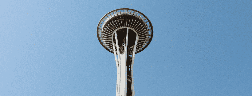 The space needle in Seattle.