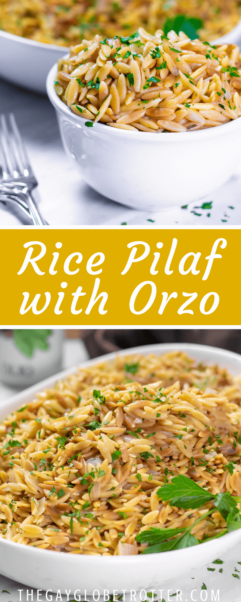 Rice Pilaf with Orzo The Gay Globetrotter