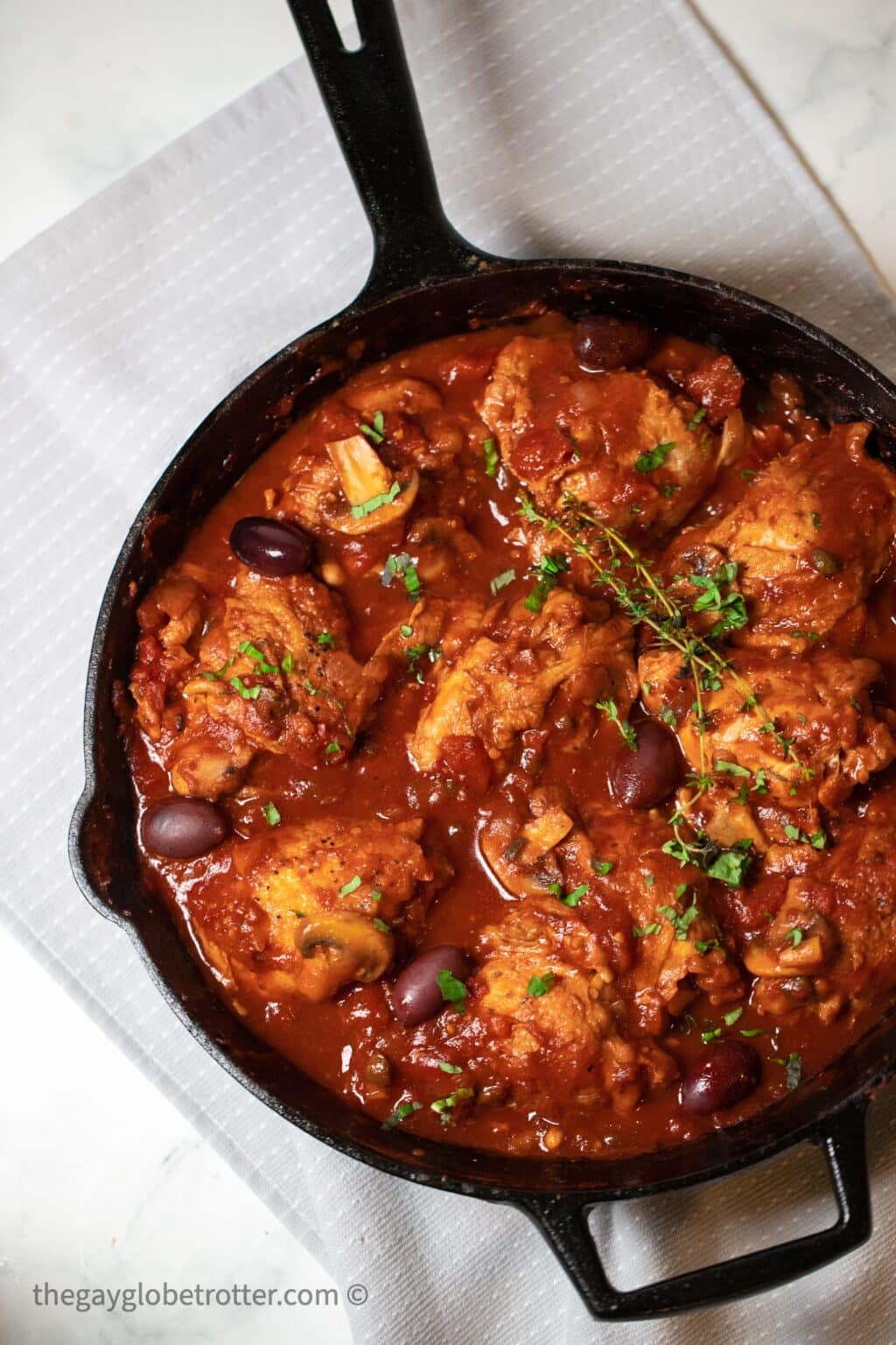 Easy Italian Chicken Cacciatore {A Simple Dinner} The Gay Globetrotter