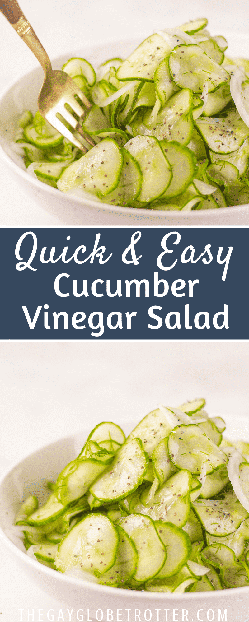 Cucumber Vinegar Salad The Gay Globetrotter