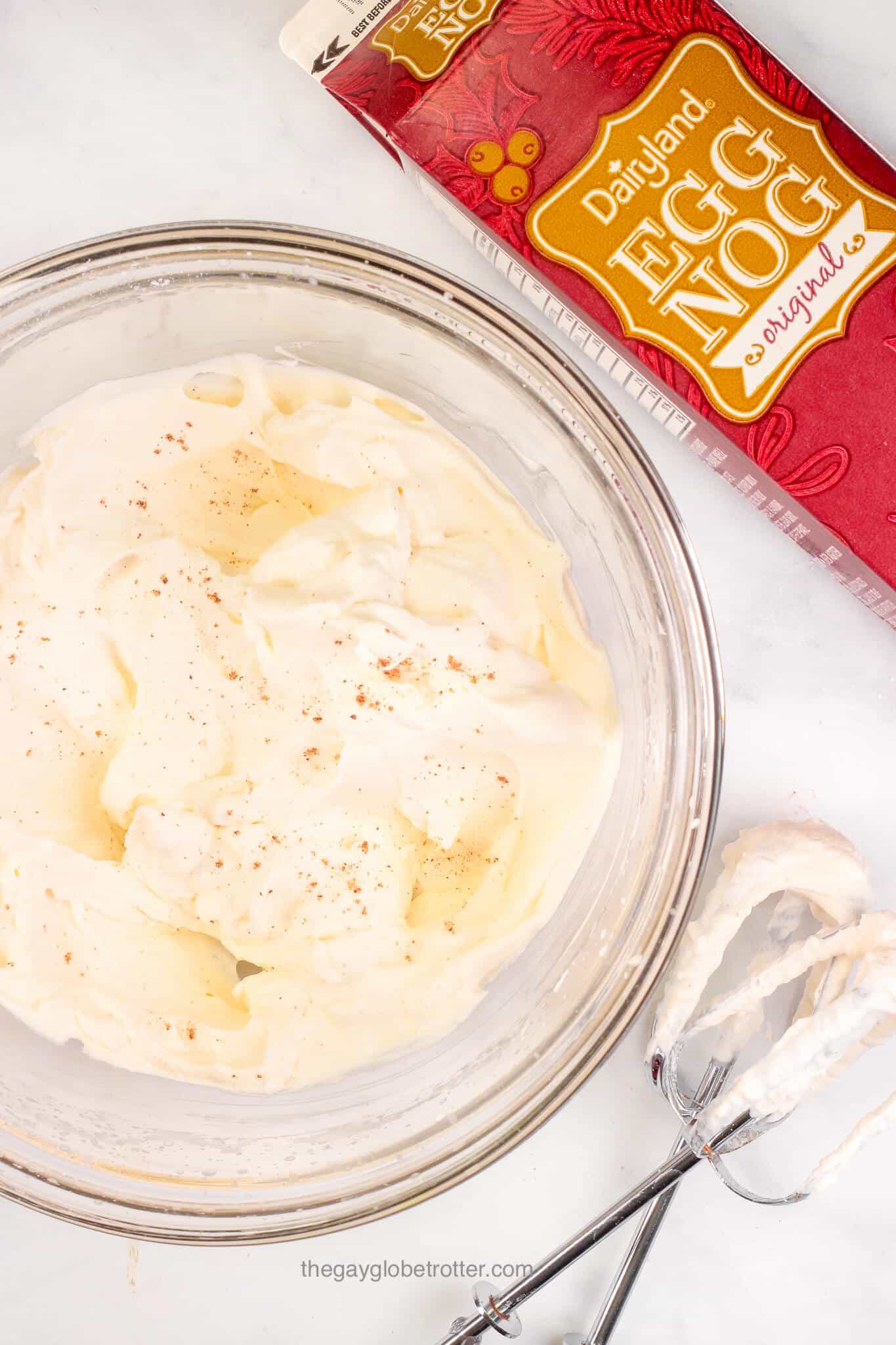 Eggnog Whipped Cream-image