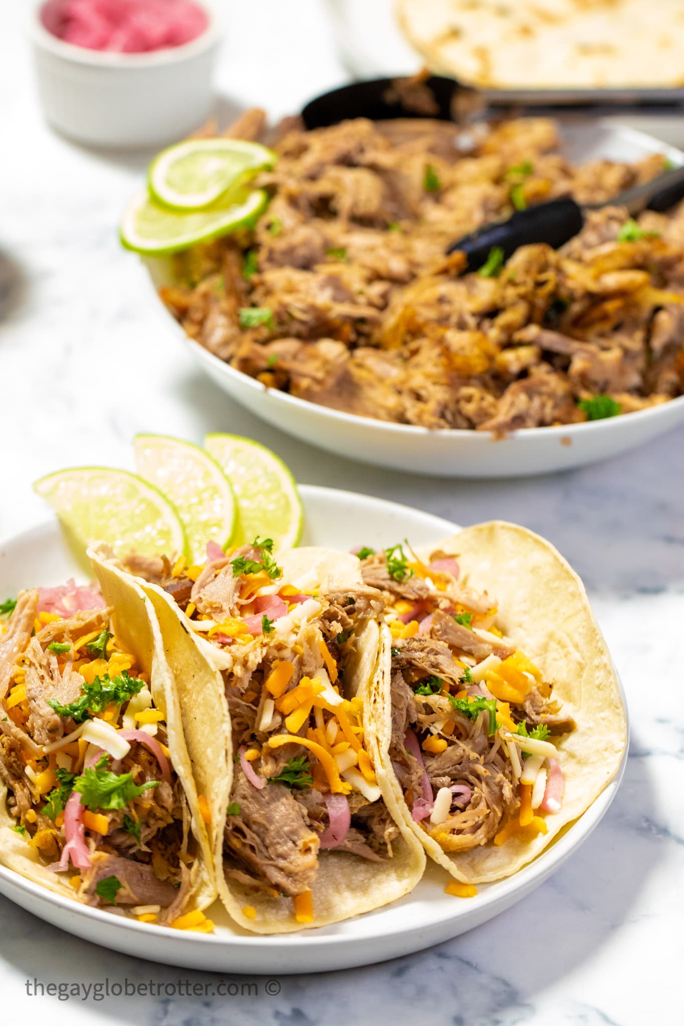 Slow Cooker Pork Carnitas {So Easy!} The Gay Globetrotter